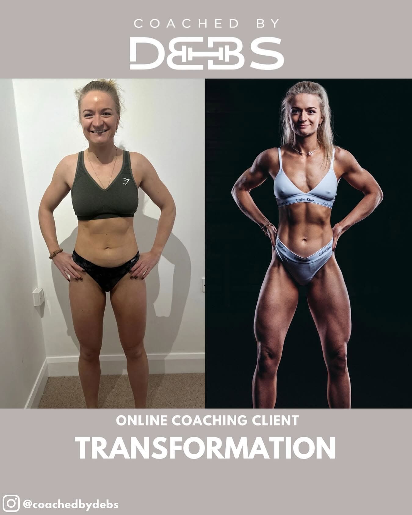 Coached by Debs client transformation