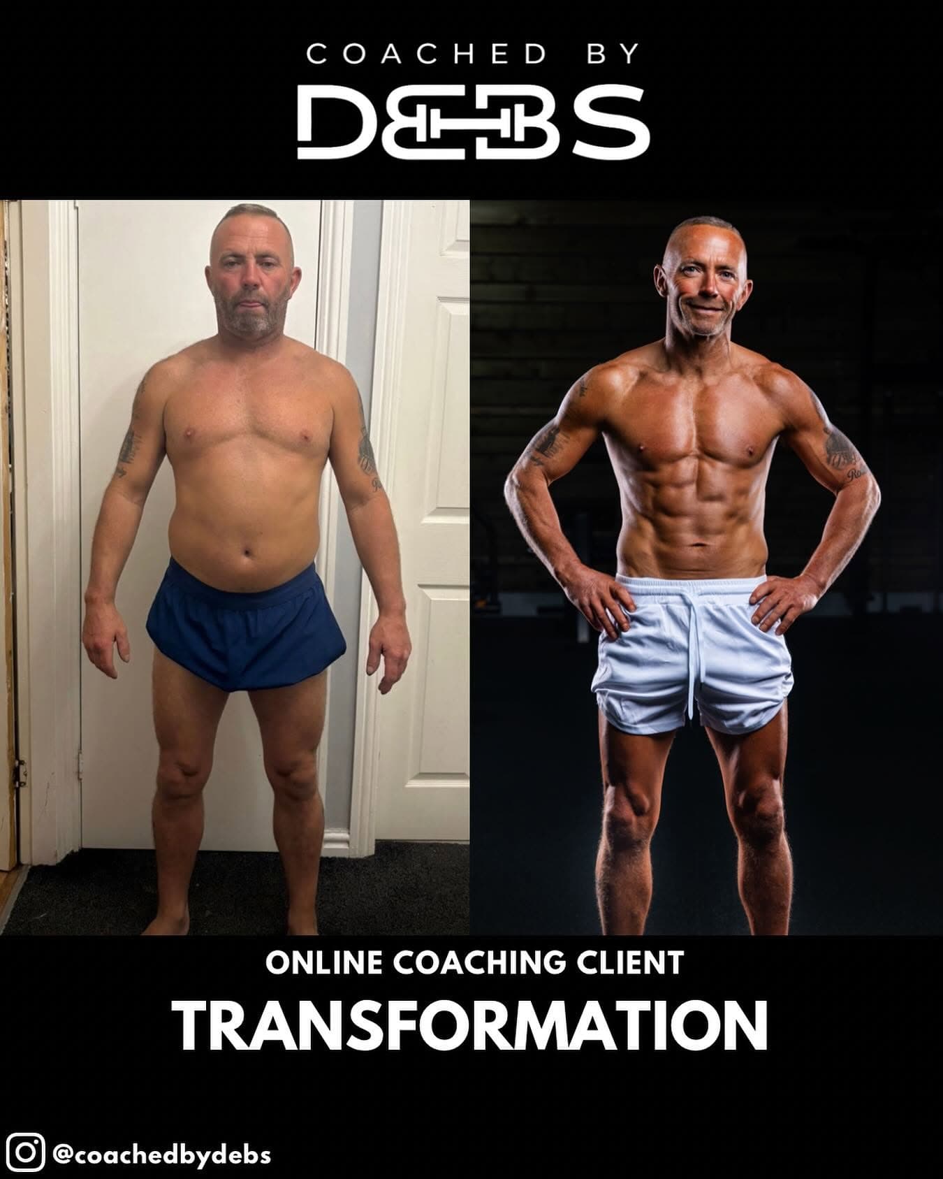 Coached by Debs client transformation