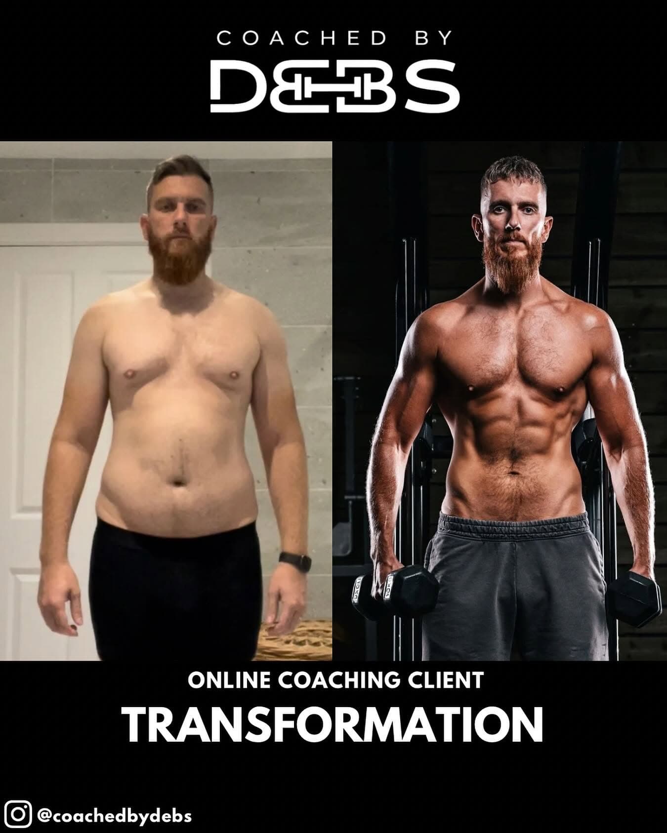 Coached by Debs client transformation